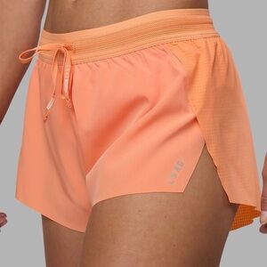 LSKD Accelerate 3" Mid-Rise Running Short - Cantaloupe